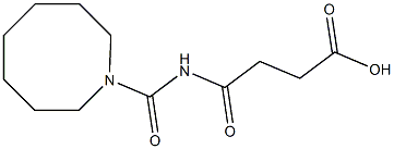 4-(azocan-1-ylcarbonylamino)-4-oxobutanoic acid Struktur