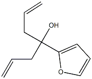 4-(furan-2-yl)hepta-1,6-dien-4-ol Struktur