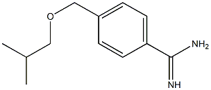 4-(isobutoxymethyl)benzenecarboximidamide Struktur