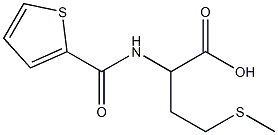 4-(methylthio)-2-[(thien-2-ylcarbonyl)amino]butanoic acid Struktur