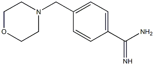 4-(morpholin-4-ylmethyl)benzenecarboximidamide Struktur