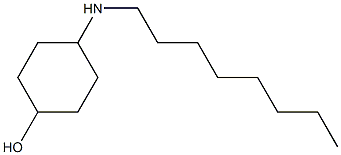 4-(octylamino)cyclohexan-1-ol Struktur