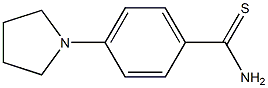 4-(pyrrolidin-1-yl)benzene-1-carbothioamide Struktur