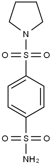 4-(pyrrolidin-1-ylsulfonyl)benzenesulfonamide Struktur