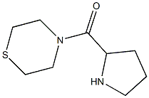 4-(pyrrolidin-2-ylcarbonyl)thiomorpholine Struktur