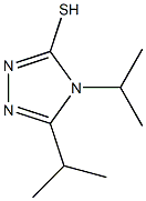 4,5-bis(propan-2-yl)-4H-1,2,4-triazole-3-thiol Struktur