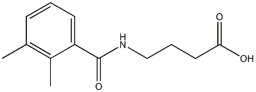 4-[(2,3-dimethylbenzoyl)amino]butanoic acid Struktur