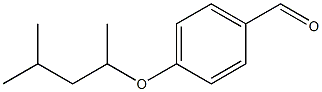 4-[(4-methylpentan-2-yl)oxy]benzaldehyde Struktur