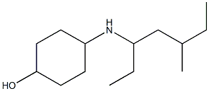 4-[(5-methylheptan-3-yl)amino]cyclohexan-1-ol Struktur