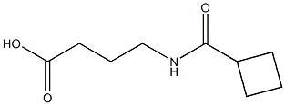 4-[(cyclobutylcarbonyl)amino]butanoic acid Struktur