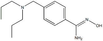 4-[(dipropylamino)methyl]-N'-hydroxybenzenecarboximidamide Struktur