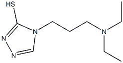 4-[3-(diethylamino)propyl]-4H-1,2,4-triazole-3-thiol Struktur