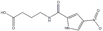 4-{[(4-nitro-1H-pyrrol-2-yl)carbonyl]amino}butanoic acid Struktur