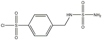 4-{[(aminosulfonyl)amino]methyl}benzenesulfonyl chloride Struktur