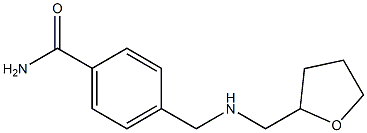 4-{[(oxolan-2-ylmethyl)amino]methyl}benzamide Struktur