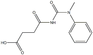 4-{[methyl(phenyl)carbamoyl]amino}-4-oxobutanoic acid Struktur