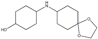 4-{1,4-dioxaspiro[4.5]decan-8-ylamino}cyclohexan-1-ol Struktur