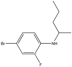 4-bromo-2-fluoro-N-(pentan-2-yl)aniline Struktur