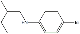 4-bromo-N-(2-methylbutyl)aniline Struktur