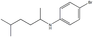 4-bromo-N-(5-methylhexan-2-yl)aniline Struktur