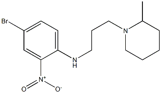 4-bromo-N-[3-(2-methylpiperidin-1-yl)propyl]-2-nitroaniline Struktur