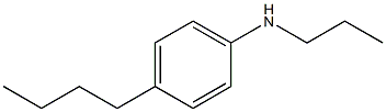 4-butyl-N-propylaniline Struktur