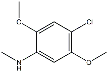 4-chloro-2,5-dimethoxy-N-methylaniline Struktur