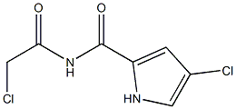 4-chloro-N-(2-chloroacetyl)-1H-pyrrole-2-carboxamide Struktur