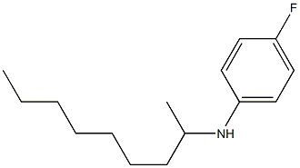 4-fluoro-N-(nonan-2-yl)aniline Struktur