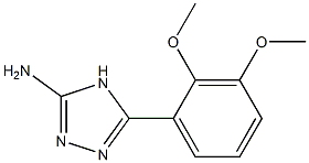 5-(2,3-dimethoxyphenyl)-4H-1,2,4-triazol-3-amine Struktur