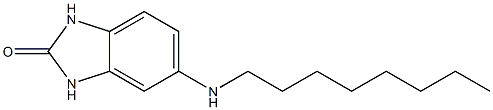 5-(octylamino)-2,3-dihydro-1H-1,3-benzodiazol-2-one Struktur