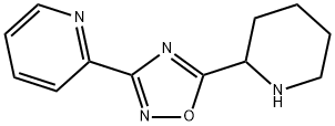 5-(piperidin-2-yl)-3-(pyridin-2-yl)-1,2,4-oxadiazole Struktur