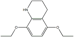 5,8-diethoxy-1,2,3,4-tetrahydroquinoline Struktur