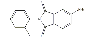 5-amino-2-(2,4-dimethylphenyl)-2,3-dihydro-1H-isoindole-1,3-dione Struktur