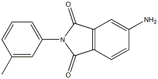 5-amino-2-(3-methylphenyl)-2,3-dihydro-1H-isoindole-1,3-dione Struktur