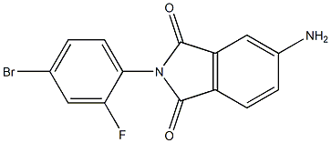 5-amino-2-(4-bromo-2-fluorophenyl)-2,3-dihydro-1H-isoindole-1,3-dione Struktur