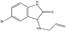 5-bromo-3-(prop-2-en-1-ylamino)-2,3-dihydro-1H-indol-2-one Struktur