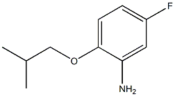 5-fluoro-2-(2-methylpropoxy)aniline Struktur