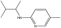 5-methyl-N-(3-methylbutan-2-yl)pyridin-2-amine Struktur