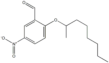 5-nitro-2-(octan-2-yloxy)benzaldehyde Struktur