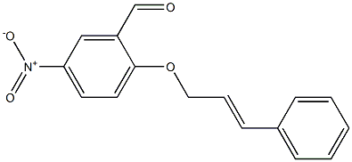 5-nitro-2-[(3-phenylprop-2-en-1-yl)oxy]benzaldehyde Struktur