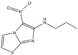 5-nitro-N-propylimidazo[2,1-b][1,3]thiazol-6-amine Struktur