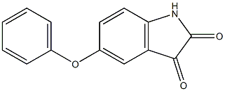 5-phenoxy-1H-indole-2,3-dione Struktur