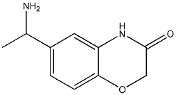 6-(1-aminoethyl)-3,4-dihydro-2H-1,4-benzoxazin-3-one Struktur