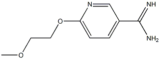 6-(2-methoxyethoxy)pyridine-3-carboximidamide Struktur