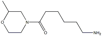 6-(2-methylmorpholin-4-yl)-6-oxohexan-1-amine Struktur