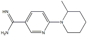 6-(2-methylpiperidin-1-yl)pyridine-3-carboximidamide Struktur