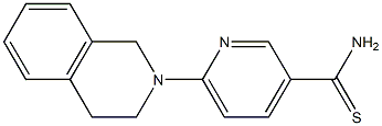 6-(3,4-dihydroisoquinolin-2(1H)-yl)pyridine-3-carbothioamide Struktur