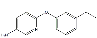 6-(3-isopropylphenoxy)pyridin-3-amine Struktur