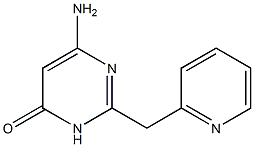 6-amino-2-(pyridin-2-ylmethyl)-3,4-dihydropyrimidin-4-one Struktur